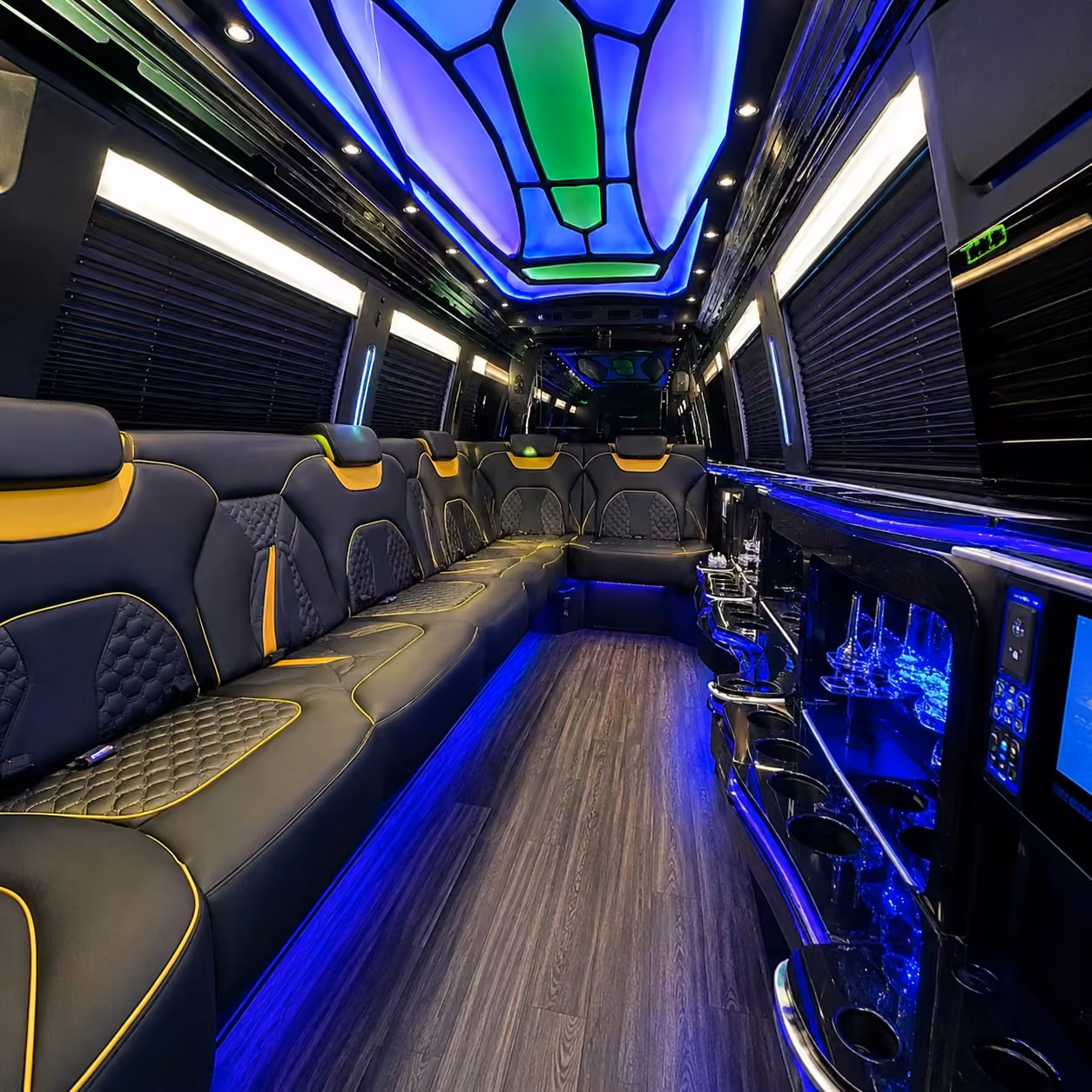 chrysler 300 limo interior