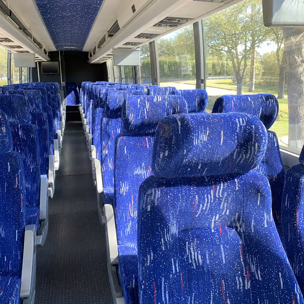jersey city charter bus interior